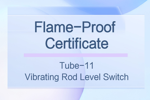 Flame-Proof Certificate of Tube-11 Vibrating Rod Level Switch