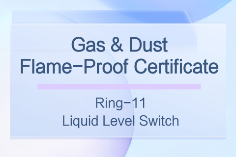 Gas & Dust Flame-Proof Certificate of Ring-11 Liquid Level Switch