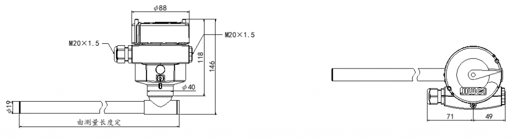 Reed-11 Remote transmitter