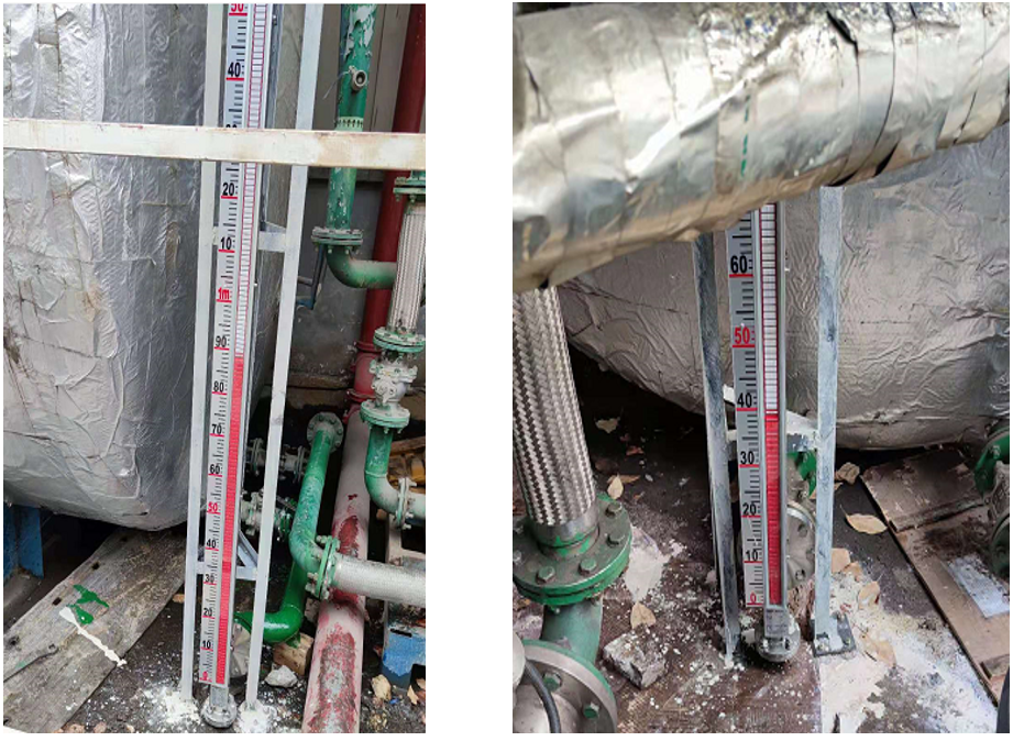 Application of Magnetic Level Indicator in Level Measurement of Horizontal Storage Containers