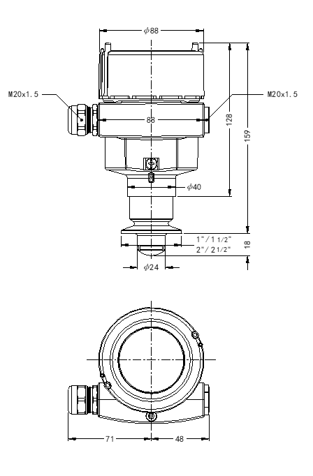 JWrada®-31 Radar Level Meter