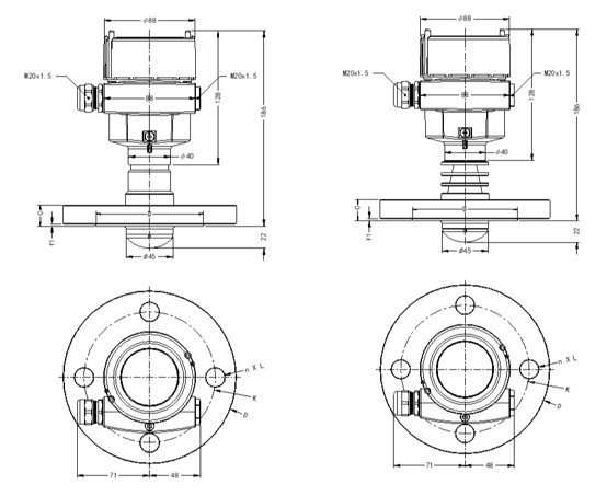 JWrada®-32 Radar Level Meter