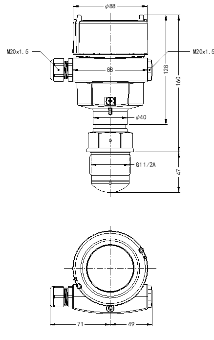 JWrada®-32 Radar Level Meter