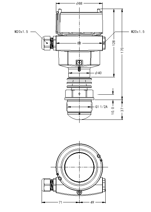 JWrada®-32 Radar Level Meter