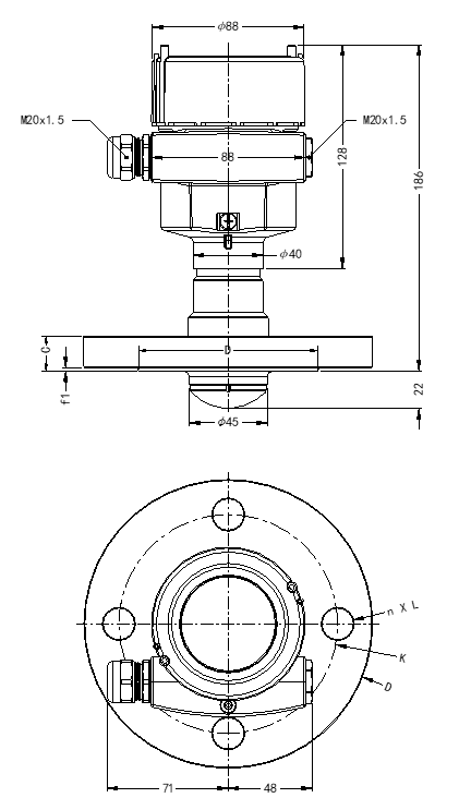 JWrada®-32 Radar Level Meter