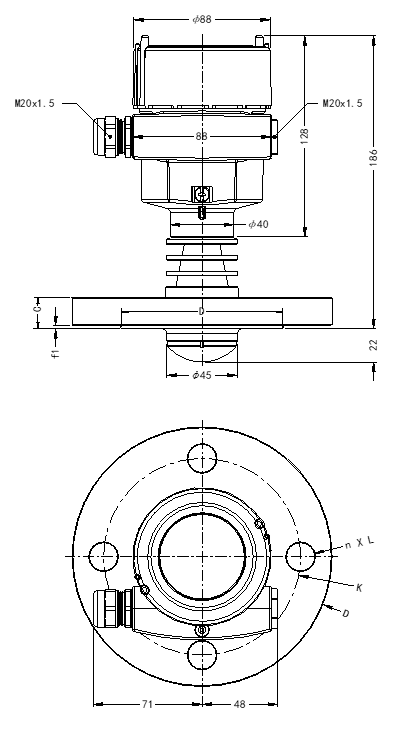 JWrada®-32 Radar Level Meter