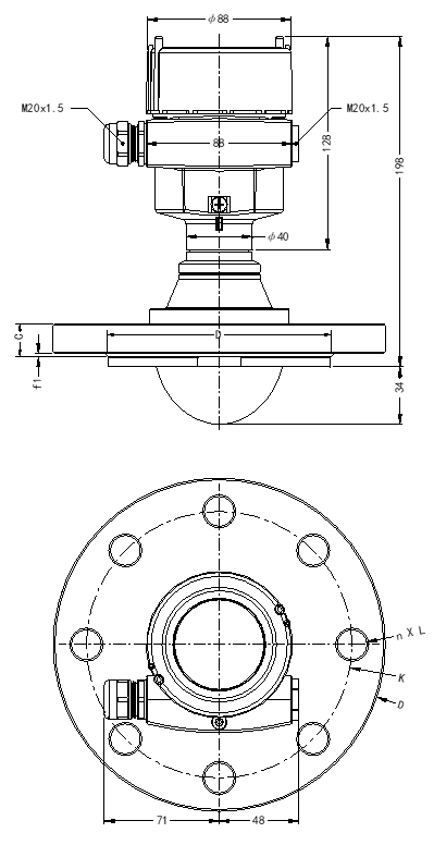 JWrada®-35 Radar Level Meter