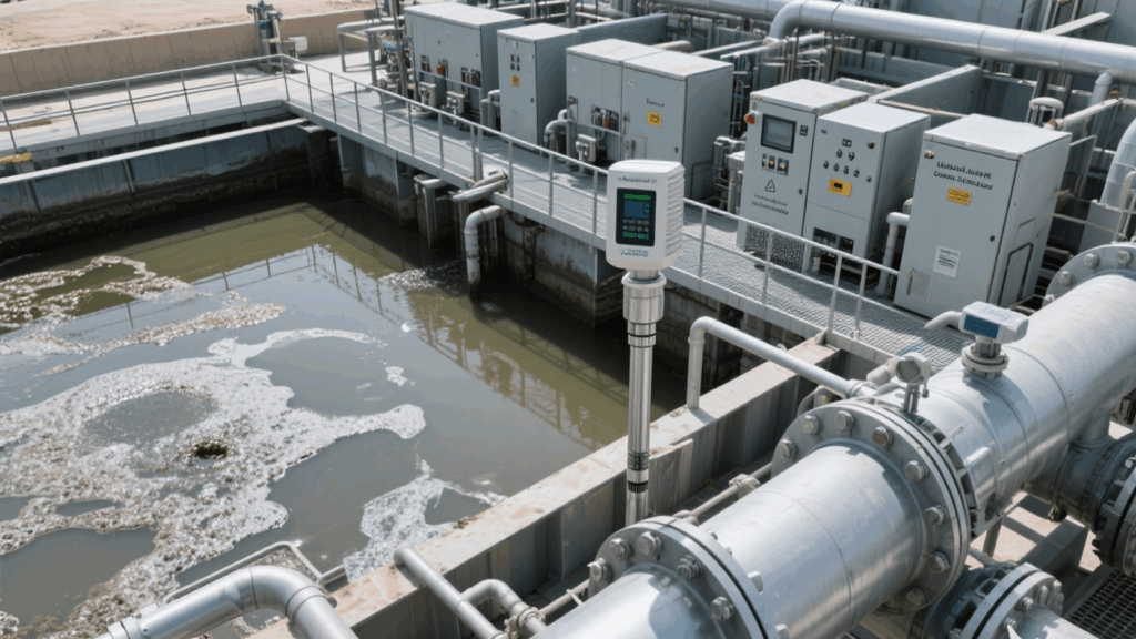 Jiwei Fork Level Switch and JWrada Radar Level Transmitter in Dubai Leachate Wastewater Treatment Project