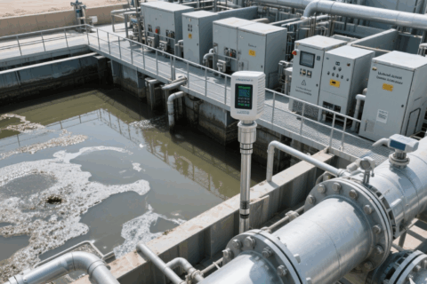 Jiwei Fork Level Switch and JWrada Radar Level Transmitter in Dubai Leachate Wastewater Treatment Project