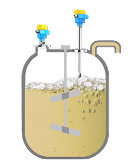 Illustration: Application of JWrada® Radar Level Meter and Ring-11 Vibrating Level Switch in Paper and Chemical Storage Tanks Level and Overfill Protection Solutions for Paper Industry Storage Tanks