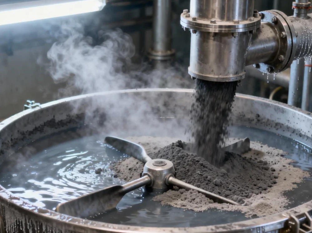 Case Study: Jiwei Vibrating Rod Level Switch at Duracell Battery Factory – Reliable Measurement in High Dust & High Viscosity Stirred Tanks