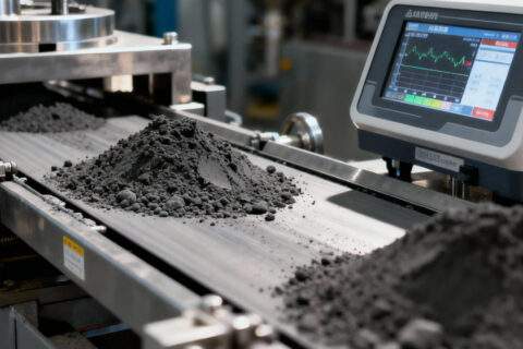 Anode Material Level Measurement Solution | Jiwei Dual-Rod Vibrating Level Switch for Graphite and Silicon-Carbon Silos