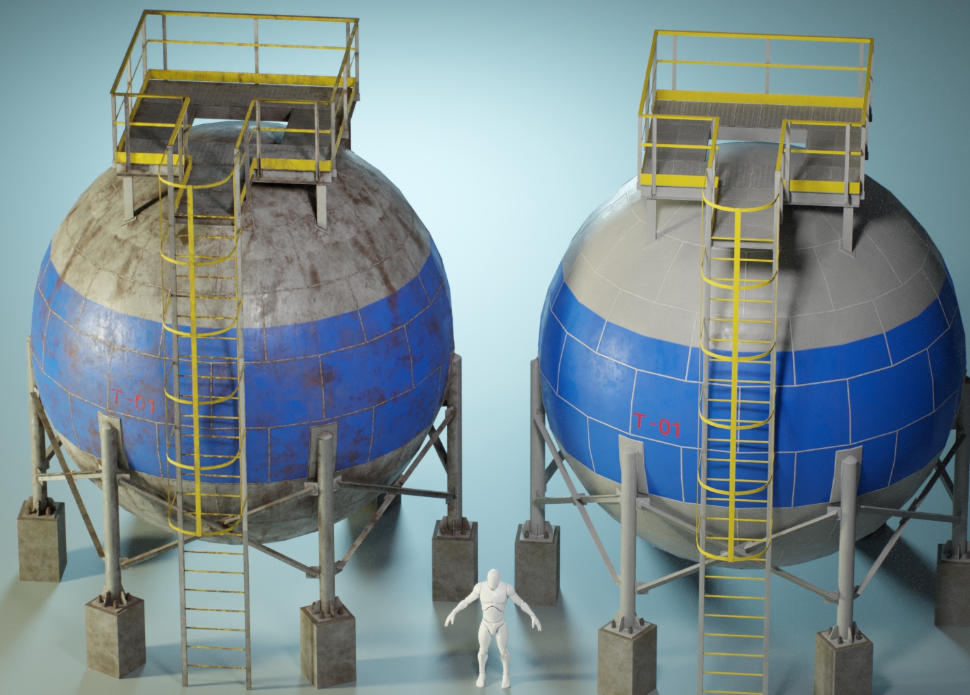 Spherical tanks Case Study: JWrada® Radar Level Transmitter for LPG Spherical Tank Level and Pressure Monitoring