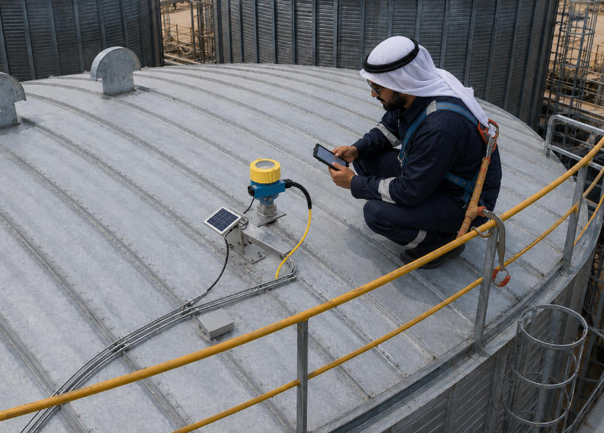 Oil Storage Tank Projects: JWrada® 80GHz Radar Level Transmitters for Middle East Refineries