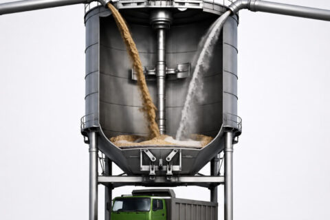 Application of Radar Level Sensors in Cement and Sand Mixing Tanks: Truck Loading Control in Dusty Environments