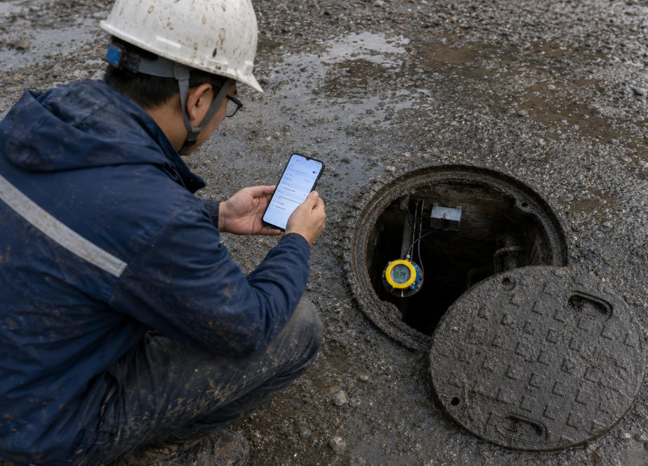 Remote Radar Level Sensor for Stormwater and Underground Drainage Level Monitoring