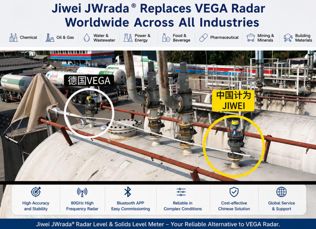Comparison Between Jiwei Radar Level Transmitters and VEGA Radar Level Transmitters