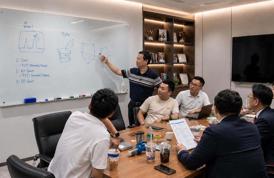 Korean and Japanese Customers Visit Shenzhen Jiwei for Level Measurement Solutions