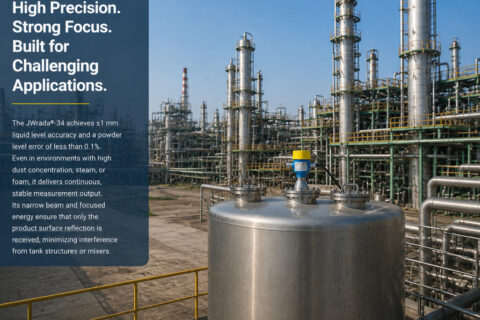 JWrada®-34 Radar Level Transmitter: High-Precision Measurement for Complex Industrial Conditions