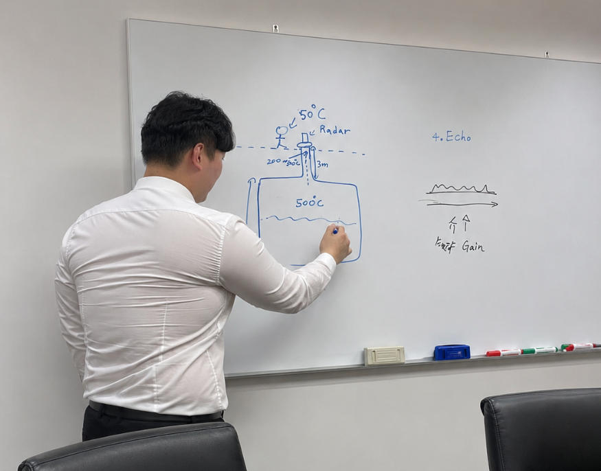 Korean and Japanese Customers Visit Shenzhen Jiwei for Level Measurement Solutions