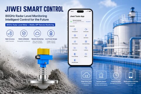JW Tools App: Radar Level Transmitter Commissioning via Smartphone and Tablet